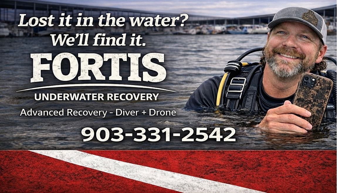 Fortis Underwater Recovery Business Card - Front
