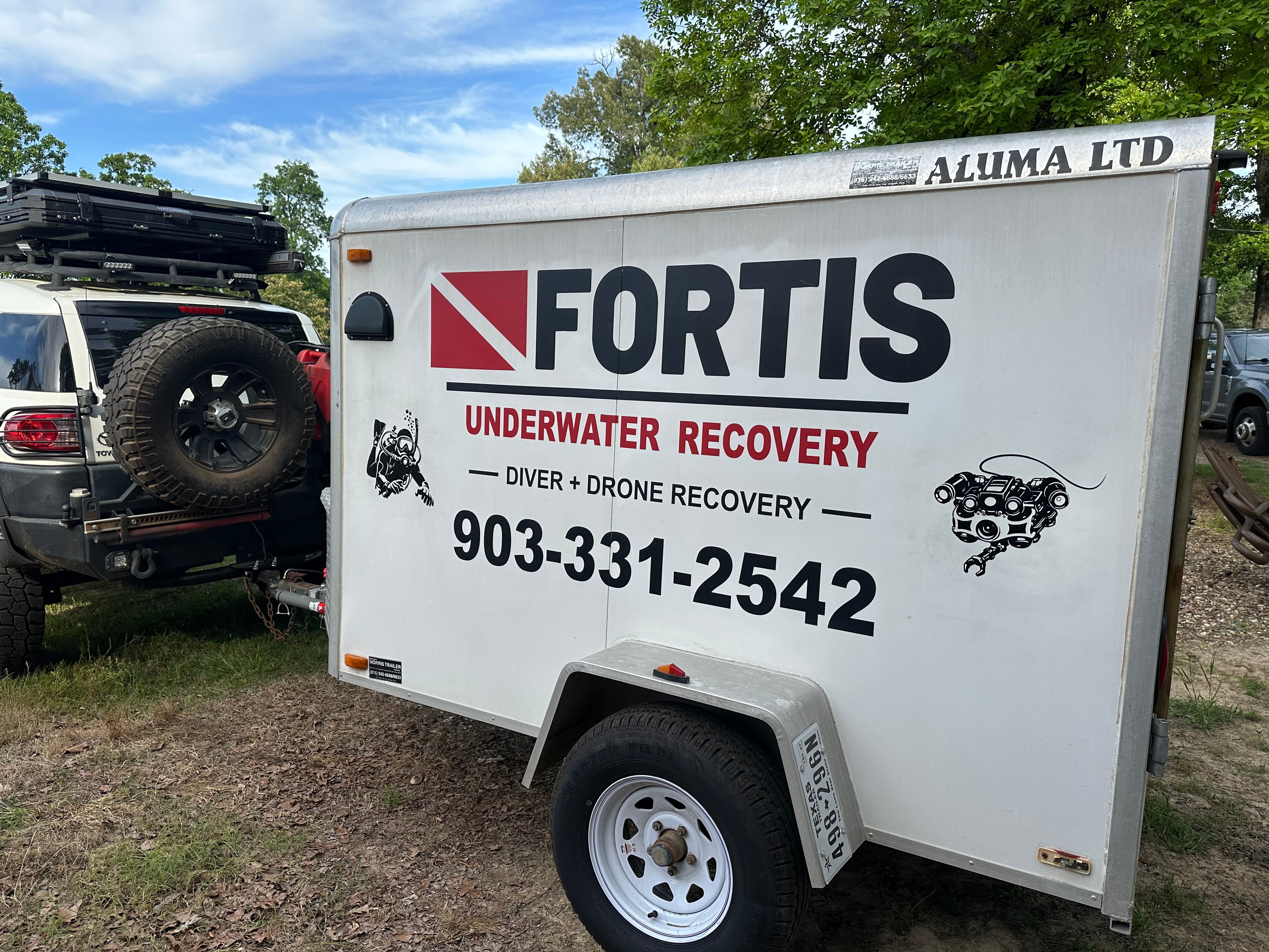 Fortis Underwater Recovery Branded Trailer