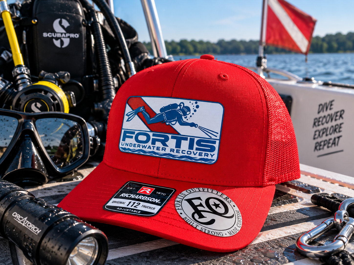 Fortis Snapback — Red